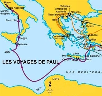 Le voyage vers Rome